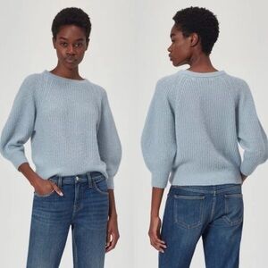 Equipment Femme KRISTINE SWEATER CIEL BLUE SZ M